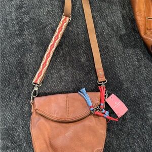 Brown Leather Crossbody Bag